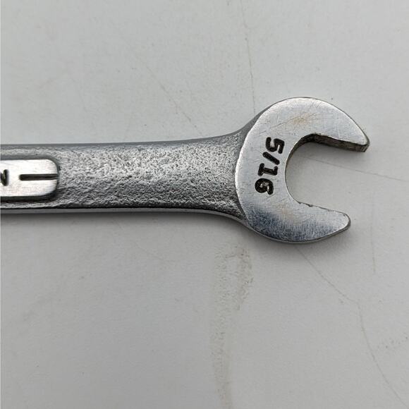 Vintage Craftsman 1/4" - 5/16" V Series Open End Wrench Double Standard SA-E - Picture 7 of 7